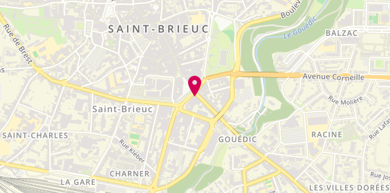 Plan de LCL Banque et assurance, 17 place du Guesclin, 22000 Saint-Brieuc