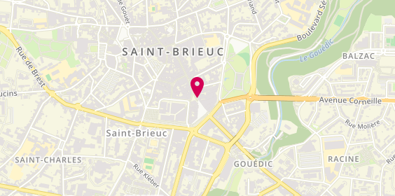 Plan de Banque Populaire Grand Ouest, 53 Rue Saint-Guillaume, 22000 Saint-Brieuc