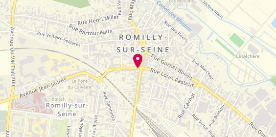 Plan de LCL Banque et assurance, 34 Rue de la Boule d'Or, 10100 Romilly-sur-Seine