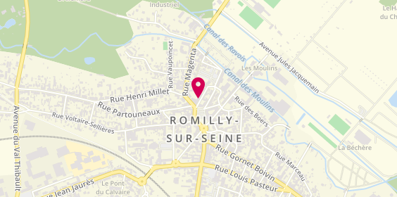 Plan de MACIF, 1 Rue Paul Bert, 10100 Romilly-sur-Seine
