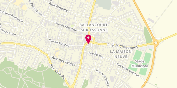 Plan de Banque Populaire Rives de Paris, 1 place Henri Vautravers, 91610 Ballancourt-sur-Essonne