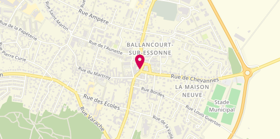 Plan de Bnp Paribas, 36 Rue du Général de Gaulle, 91610 Ballancourt-sur-Essonne