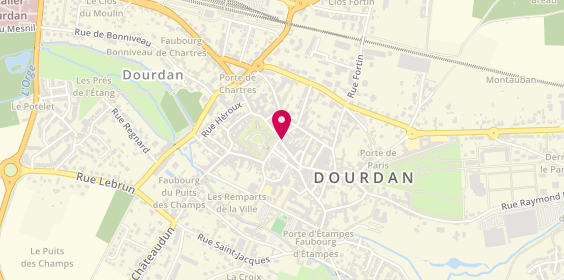 Plan de Caisse d'Epargne Dourdan, 28 Bis Rue de Chartres, 91410 Dourdan