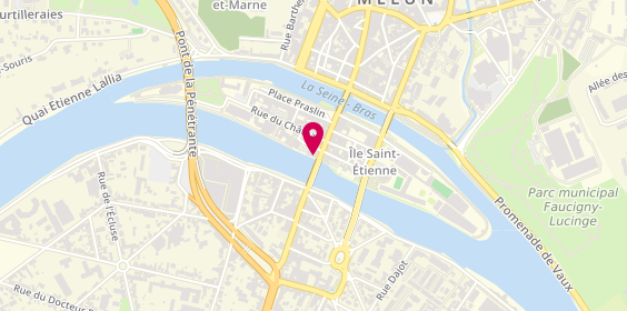 Plan de BNP, 1 Rue Saint-Etienne, 77000 Melun