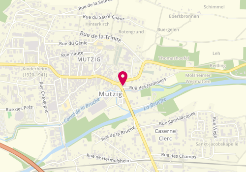 Plan de Crédit Mutuel, 1 A avenue du Général de Gaulle, 67190 Mutzig