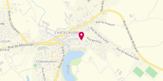 Plan de Crédit Mutuel, 11 place du General de Gaulle, 22170 Châtelaudren-Plouagat