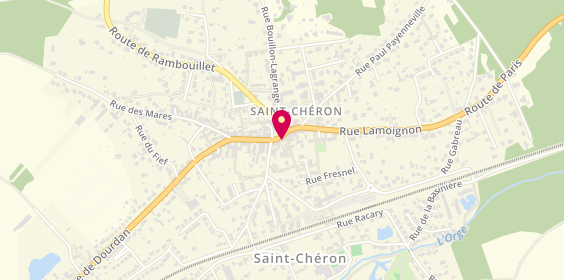 Plan de BNP Paribas - Saint Cheron, 23 Rue Charles de Gaulle, 91530 Saint-Chéron
