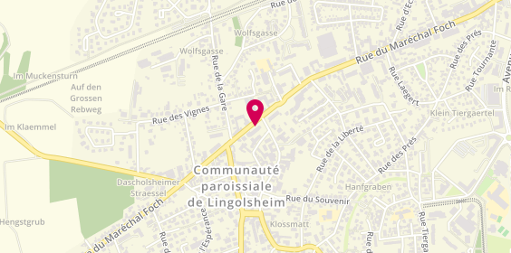 Plan de Groupama, 95 Rue du Maréchal Foch, 67380 Lingolsheim