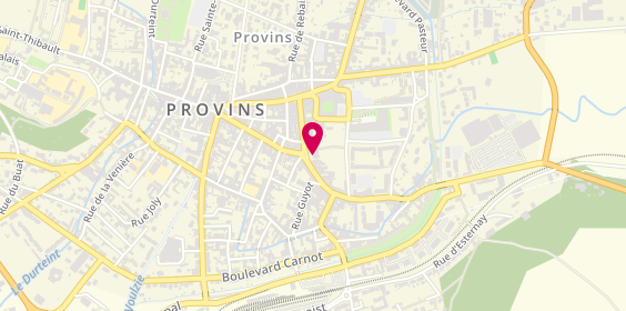 Plan de Caisse d'Epargne Provins, 1 Rue Victor Arnoul, 77160 Provins