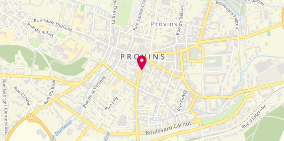 Plan de BNP Paribas - Provins, 19 Rue Victor Garnier, 77160 Provins