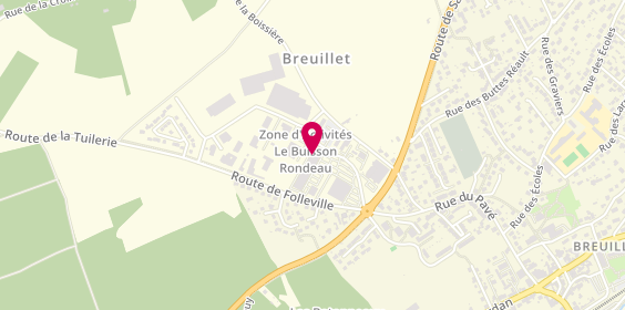 Plan de CIC Breuillet, 5 Rue du Buisson Rondeau, 91650 Breuillet
