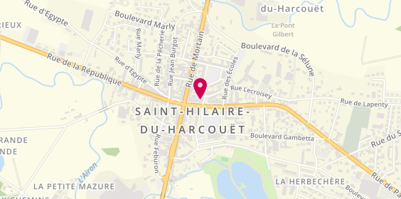Plan de CIC, 1 Rue du Bass, 50600 Saint-Hilaire-du-Harcouët