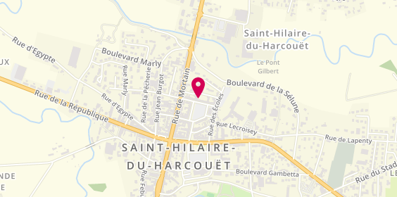 Plan de Sg, 35 place Delaporte, 50600 Saint-Hilaire-du-Harcouët