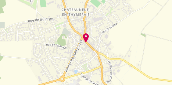 Plan de Agence de Chateauneuf en Thymerais, 22 Rue Jean Moulin, 28170 Châteauneuf-en-Thymerais