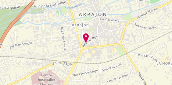 Plan de BNP Paribas - Arpajon, 107 Grande Rue, 91290 Arpajon