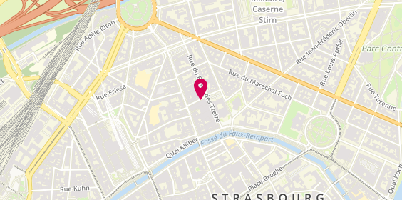Plan de Saarl B France, 17-19 Rue du Fossé des 13, 67000 Strasbourg