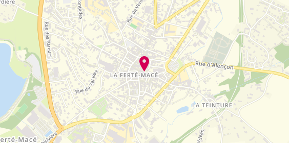 Plan de CIC, 21 place du General Leclerc, 61600 La Ferté-Macé