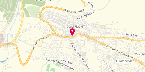 Plan de Caisse Locale Credit Agricole Domfront-Passais, 6 Rue de la Republique, 61700 Domfront-en-Poiraie