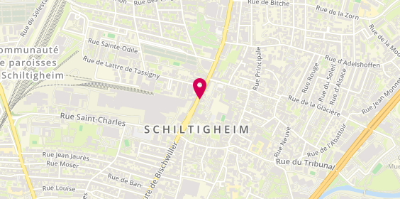 Plan de Schiltigheim Mairie, 116 Route de Bischwiller, 67300 Schiltigheim