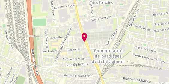 Plan de Crédit Mutuel, 119 Route du Général de Gaulle, 67300 Schiltigheim