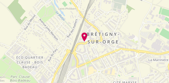 Plan de Cic Bretigny, 9 Rue du Général Leclerc, 91220 Brétigny-sur-Orge