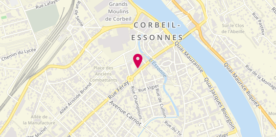 Plan de Banque Populaire Rives de Paris, 14 Rue Feray, 91100 Corbeil-Essonnes