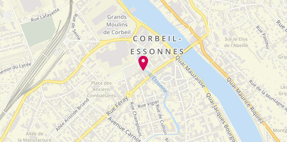 Plan de Caixa Geral de Depósitos, 4 Rue Feray, 91100 Corbeil-Essonnes