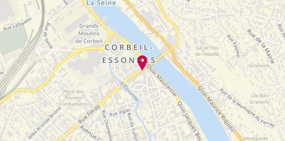 Plan de Cic Paris Corbeil, 5 place du Comté Haymon, 91100 Corbeil-Essonnes