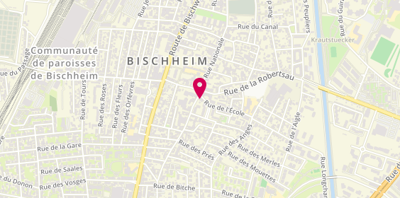 Plan de AXA Assurance et Banque Agence Bendrihem Associés, 31 Rue des Officiers, 67800 Bischheim