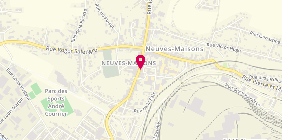 Plan de Banque Nationale de Paris, 21 Rue Capitaine Caillon, 54230 Neuves-Maisons