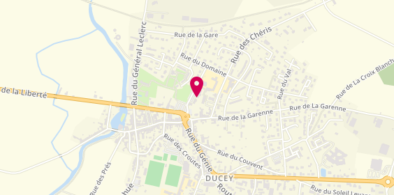 Plan de Agence de Ducey, 50132 Rue du Plat d'Étain, 50220 Ducey