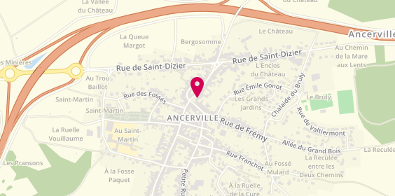 Plan de Credit Agricole Ancerville, 53 Rue du Château, 55170 Ancerville