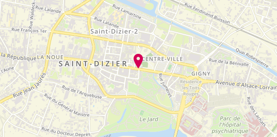 Plan de Sg, 52 Rue Gambetta, 52100 Saint-Dizier