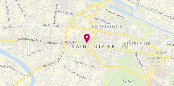 Plan de Caisse d'épargne, 8 avenue de la République, 52100 Saint-Dizier