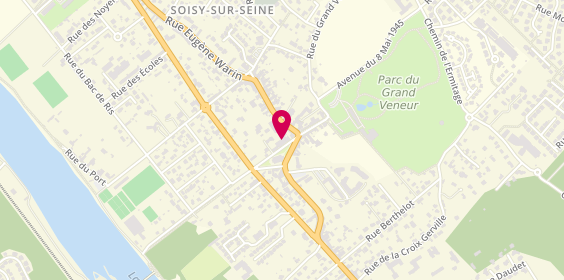 Plan de Banque Populaire Rives de Paris, 9 Rue Galignani, 91450 Soisy-sur-Seine