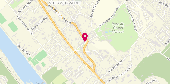 Plan de BNP Paribas - Soisy Sur Seine, 13 Rue Galignani, 91450 Soisy-sur-Seine