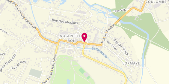 Plan de Caisse d'Epargne Loire - Centre, 15 Rue de l'Église, 28210 Nogent-le-Roi