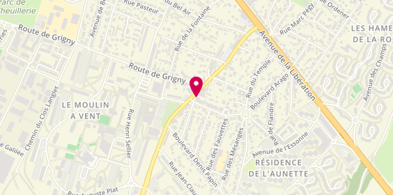 Plan de BNP Paribas - Ris Orangis, 65 Rue Pierre Brossolette, 91130 Ris-Orangis