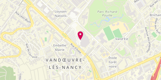 Plan de Caisse d'Epargne, Centre Commercial Les Nations, 54500 Vandœuvre-lès-Nancy