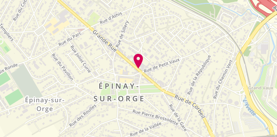 Plan de Banque Populaire Rives de Paris, 32 Grande Rue, 91360 Épinay-sur-Orge