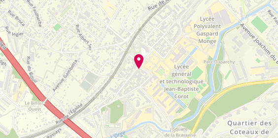 Plan de LCL Credit Lyonnais, 1 Rue du Mail, 91600 Savigny-sur-Orge