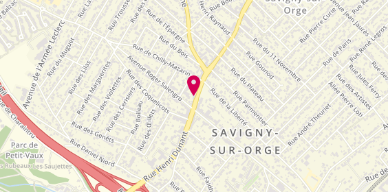 Plan de Crédit Agricole de Savigny-sur-Orge, 7 Boulevard Aristide Briand, 91600 Savigny-sur-Orge