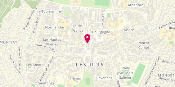 Plan de BNP Paribas - Les Ulis, 122 avenue des Champs Lasniers, 91940 Les Ulis