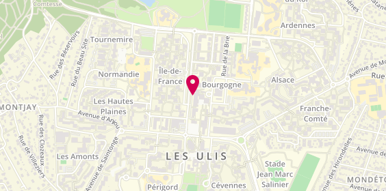 Plan de Cic Les Ulis, 124 avenue des Champs Lasniers, 91940 Les Ulis