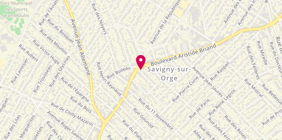 Plan de LCL Banque et assurance, 42 Boulevard Aristide Briand, 91600 Savigny-sur-Orge
