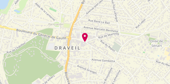 Plan de Bnp Paribas, 40 Place République, 91210 Draveil