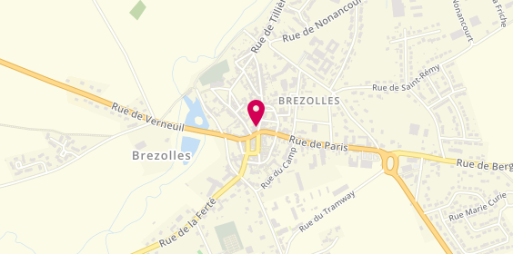 Plan de Crédit Agricole Val de France, 3 Rue Saint-Jean, 28270 Brezolles