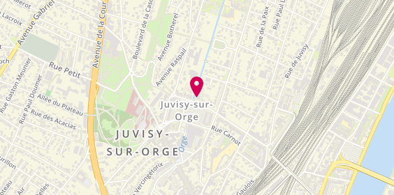 Plan de Caisse d'Epargne Juvisy-sur-Orge Centre, 60 avenue d'Estienne d'Orves, 91260 Juvisy-sur-Orge