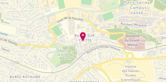Plan de Bnp Paribas, 55 Rue Charles de Gaulle, 91440 Bures-sur-Yvette
