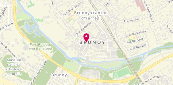 Plan de BNP Paribas - Brunoy, 1 Grande Rue, 91800 Brunoy